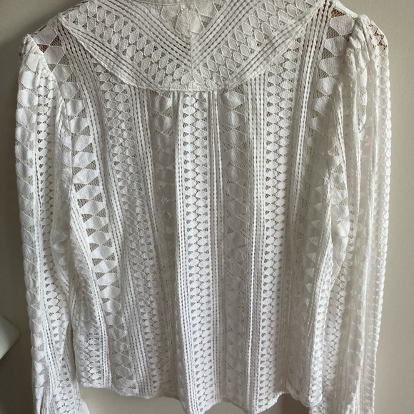 White shirt, Anthropologie, size 14 - Picture 2 of 4